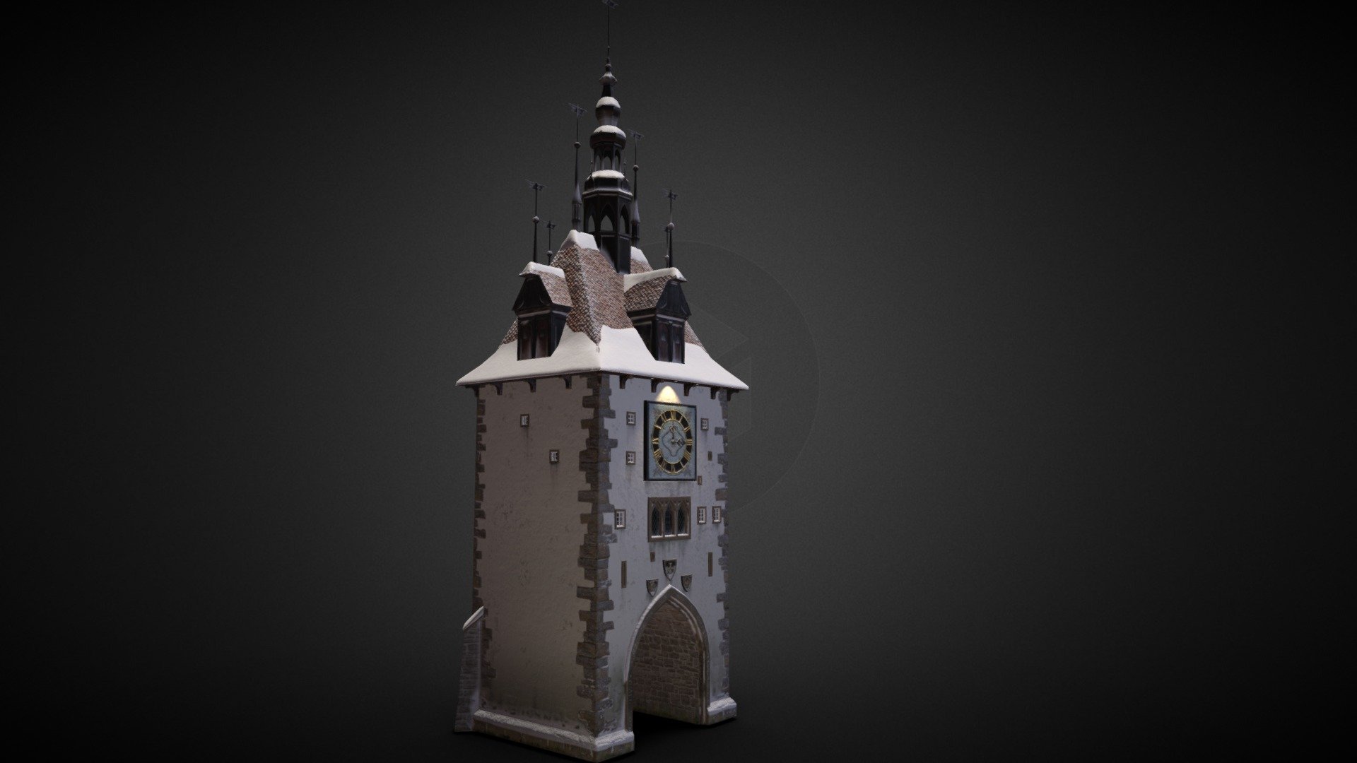 Gate Tower 3d model