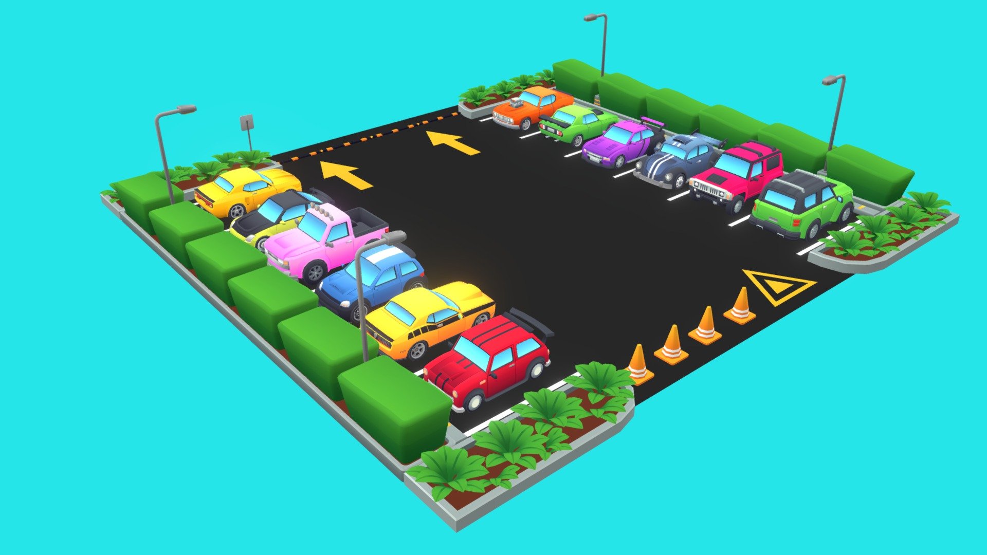 Drive Club Cars Pack 3d model