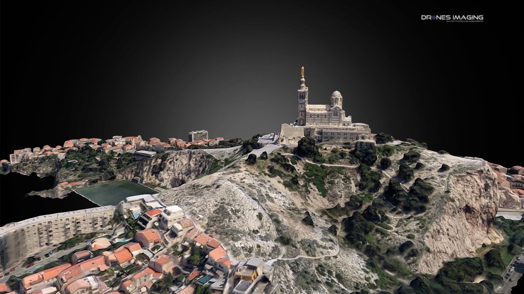 Basilique Notre Dame de la Garde 3d model