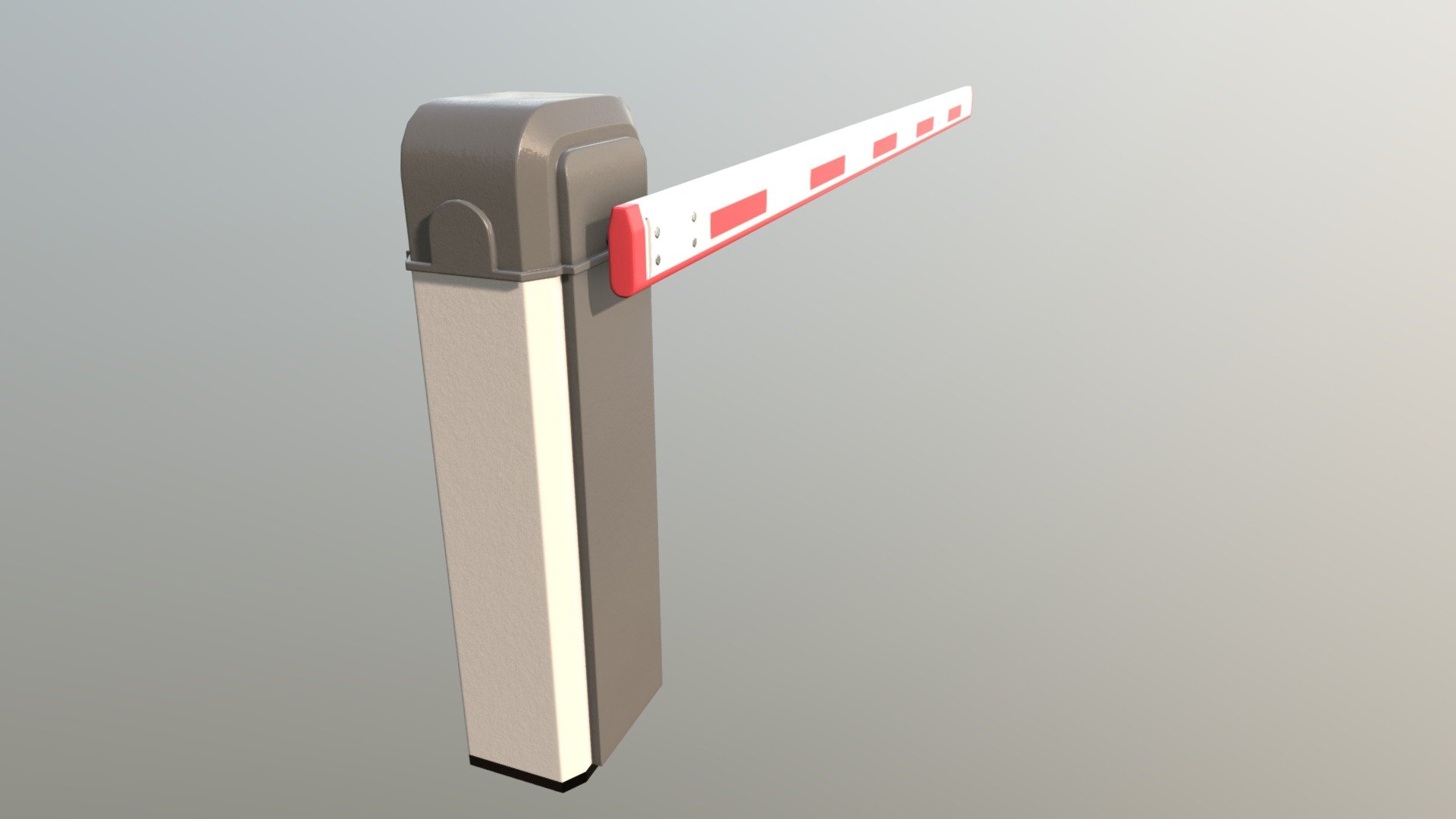 barrier 3d model