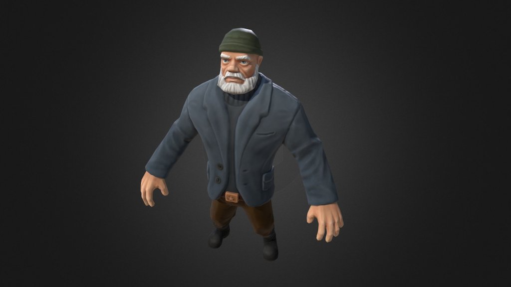 Oldman (Ded) 3d model