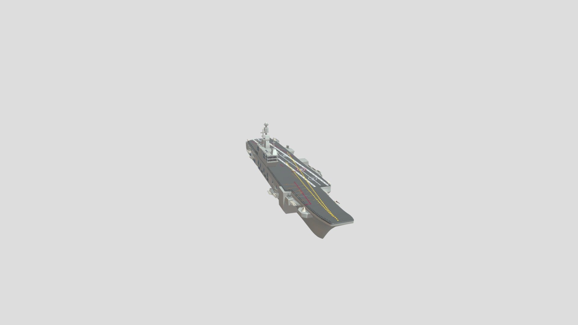 INS Vikrant 3d model