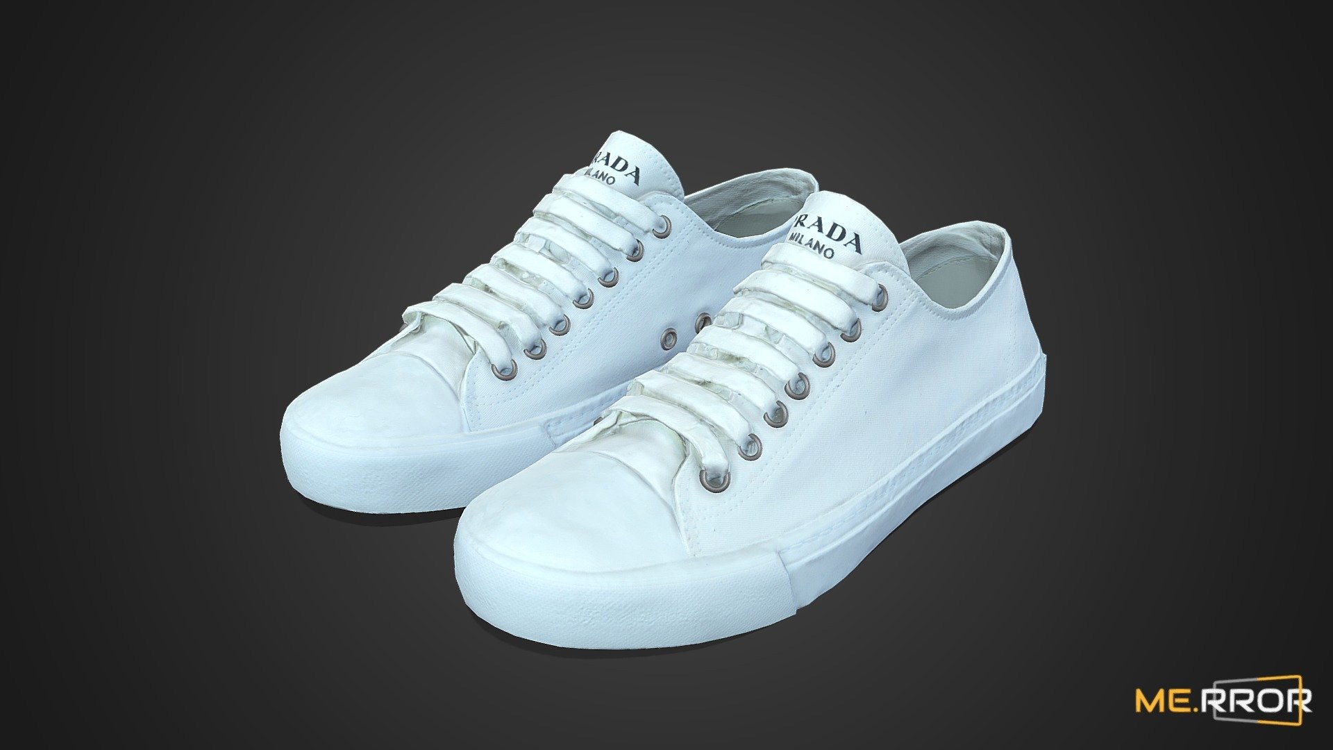 [Game-Ready] White sneakers 3d model