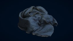 Blue Towel | Lowpoly