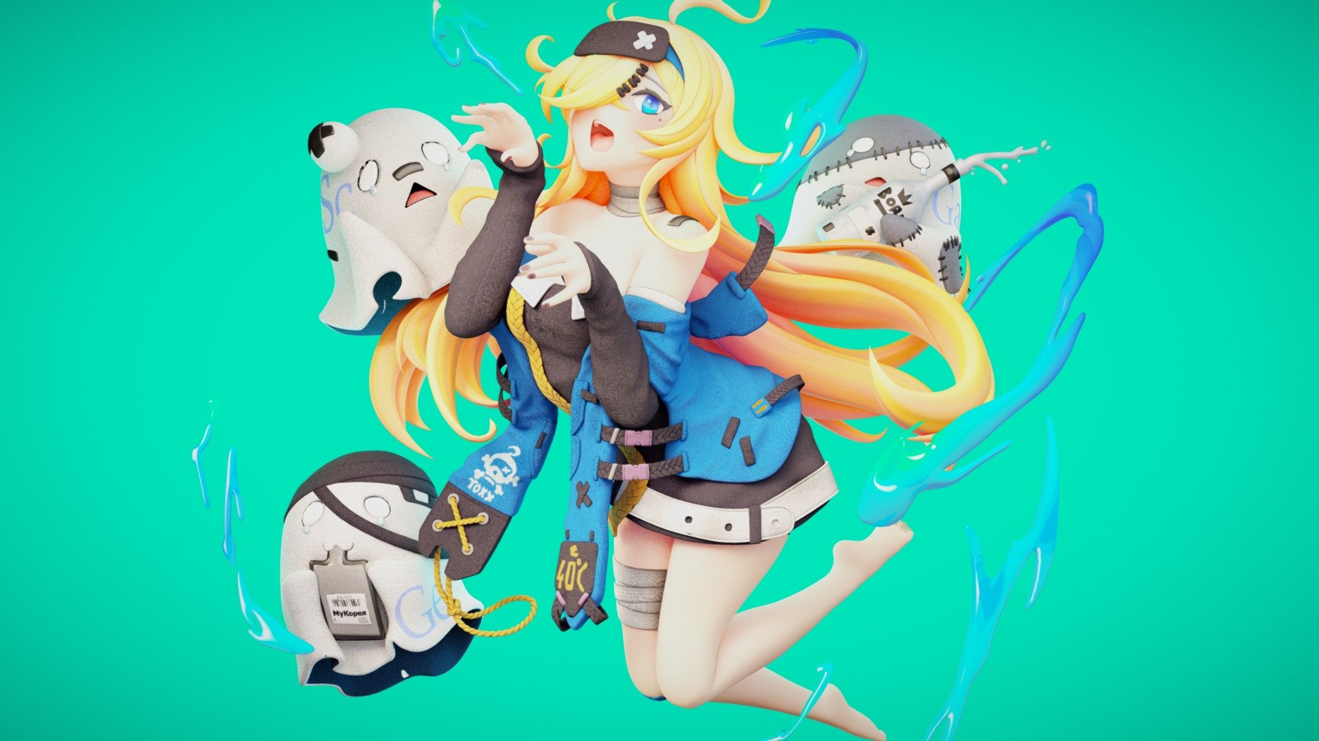 Mendeleev | Honkai Impact 3rd 3d model