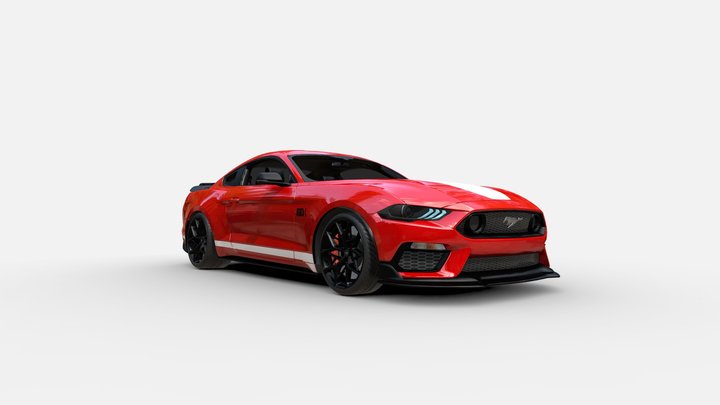 3d Model Mustang Mach 1