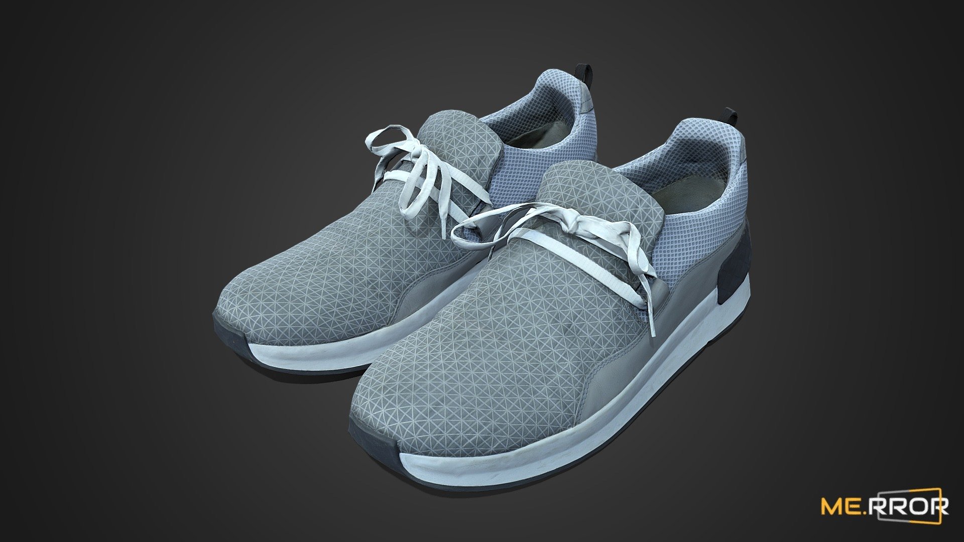 [Game-Ready] Gray Sneaker 3d model