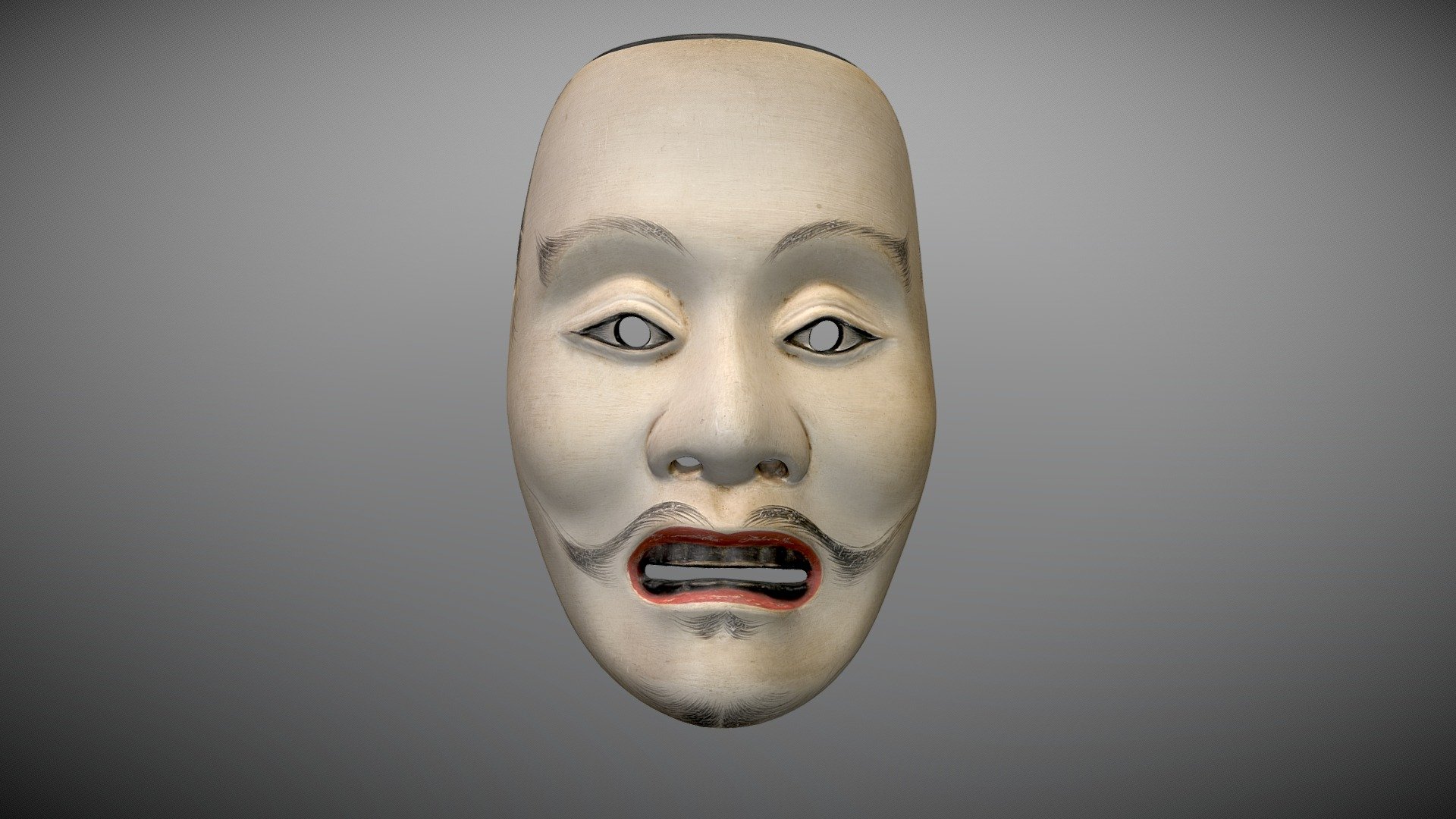 Noh Mask: Yashima 3d model