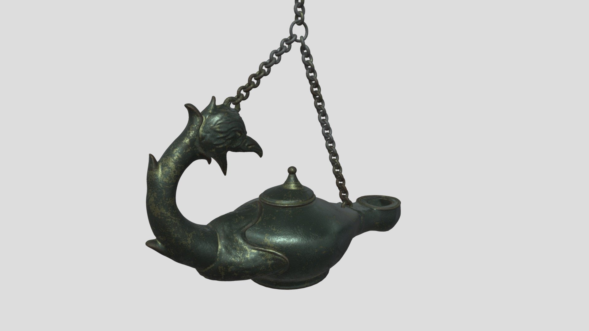 Roman Oil lamp 3d model