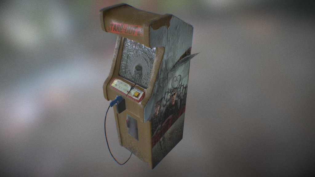 Rotten 90s Arcade Cabinet 3d model