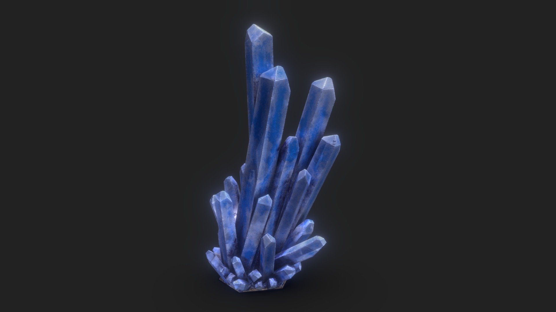 Crystal 3d model