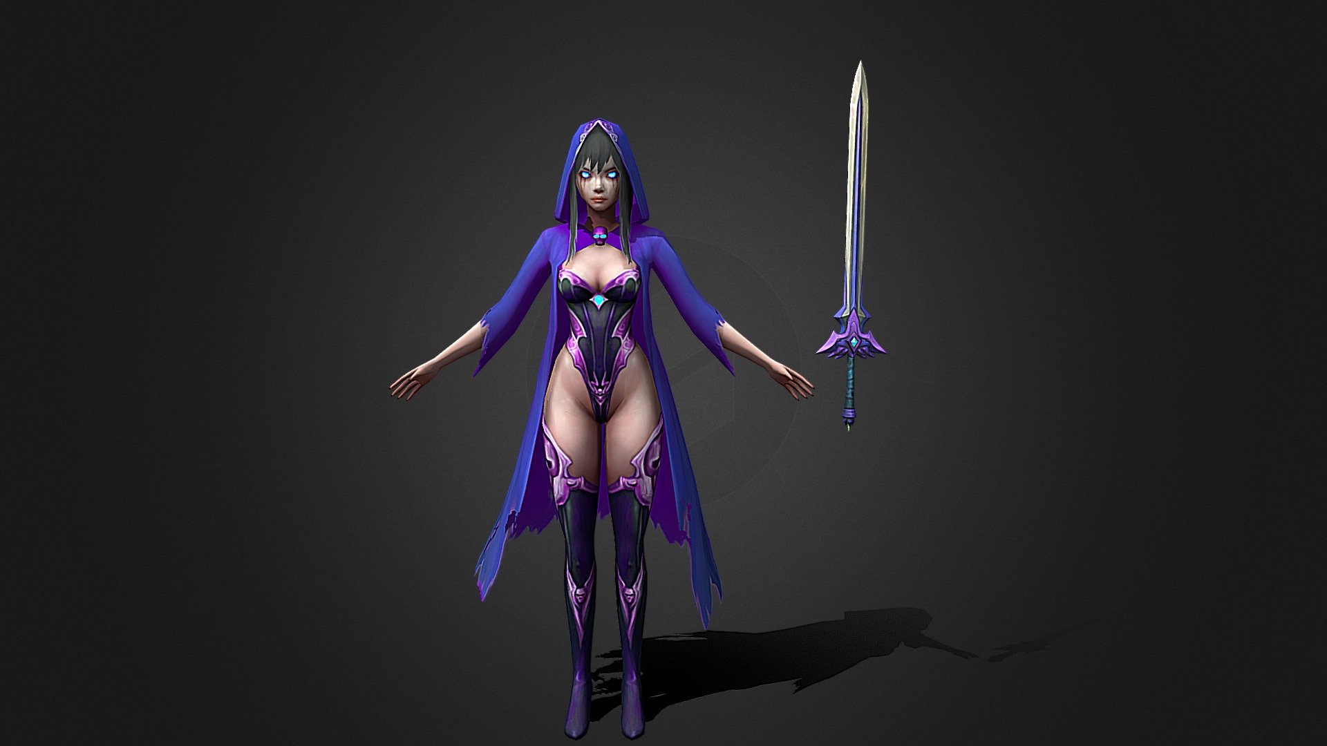 Girl_Warrior 3d model