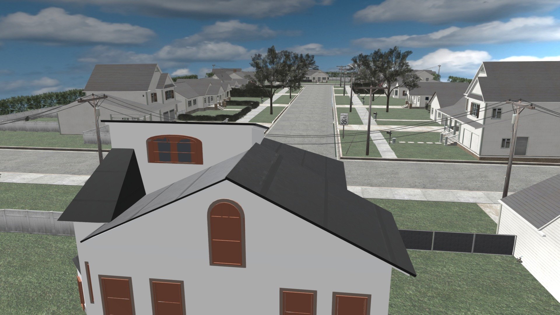 suburbanEnvironment2 3d model