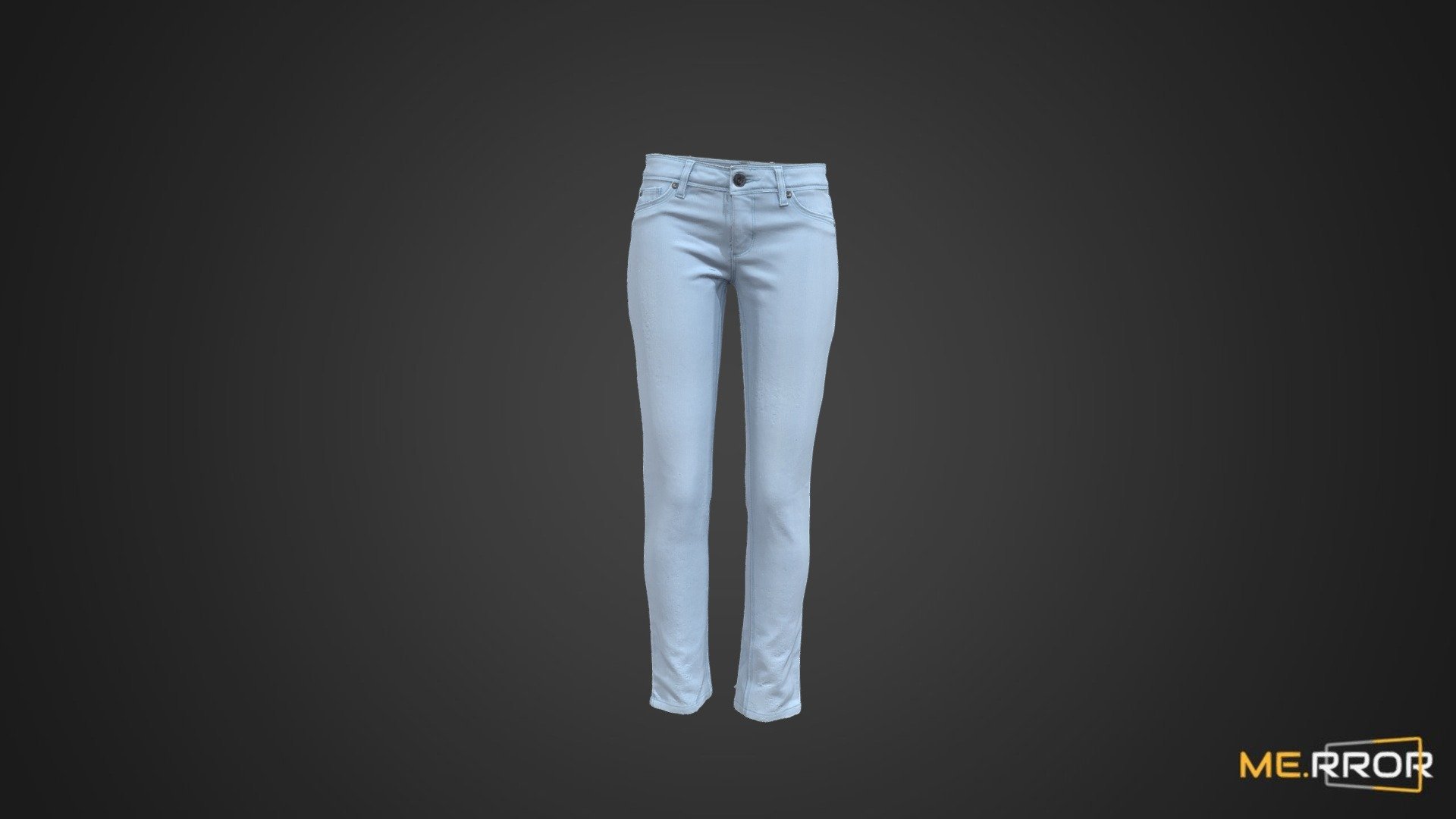 Skinny Light Denim 3d model