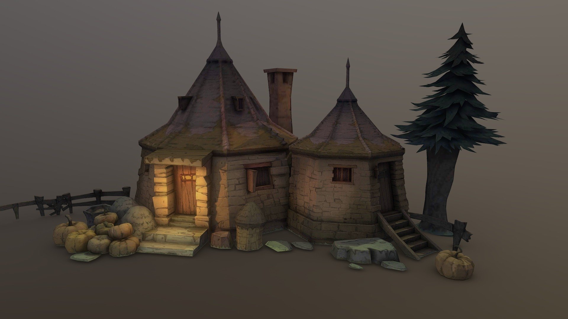 Hagrid House 3d model