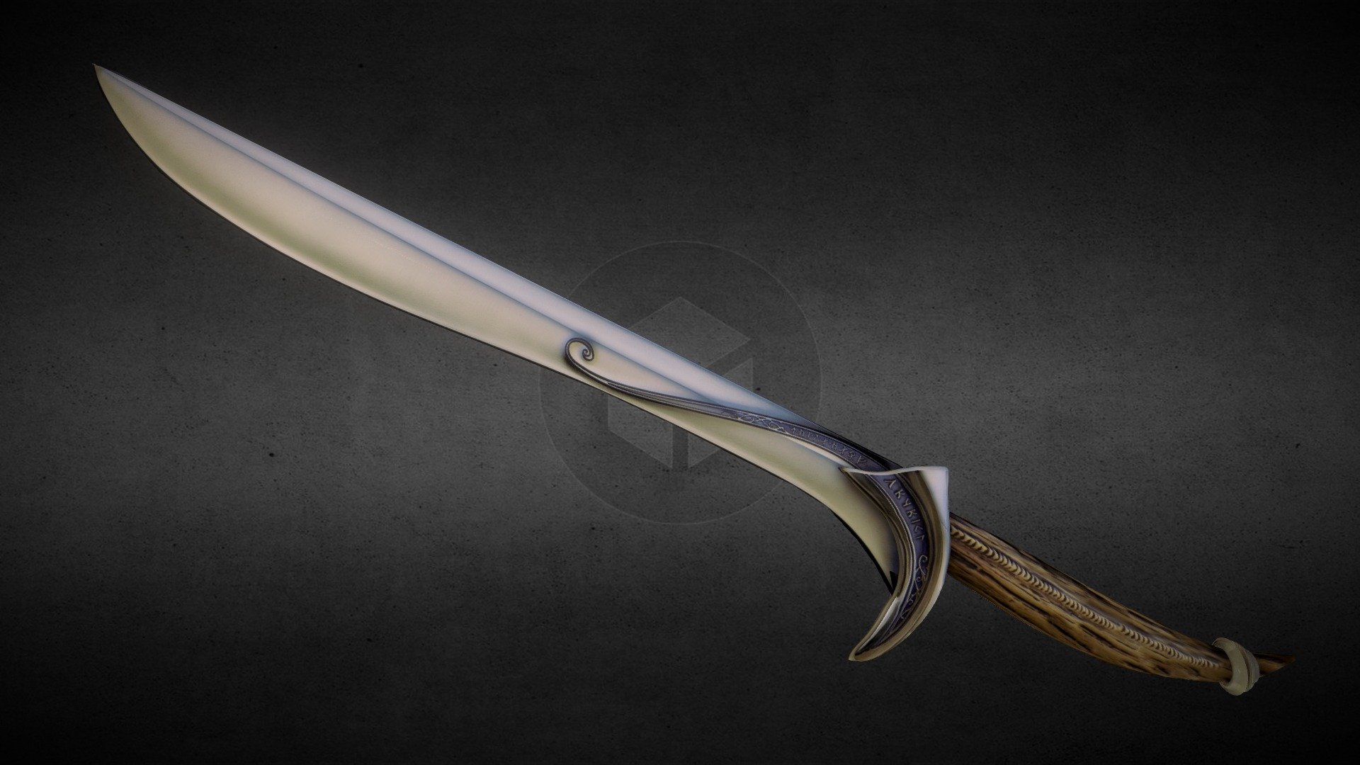 Orcrist Sword 3d model