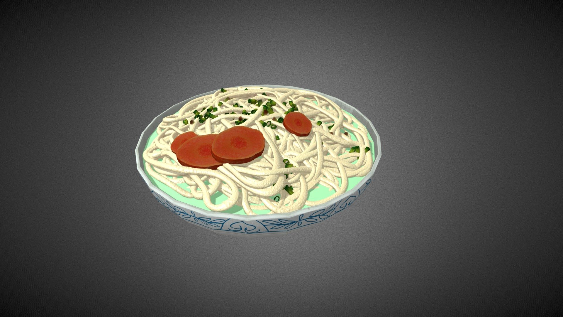 Noodle A bowl of Noodle 3d model