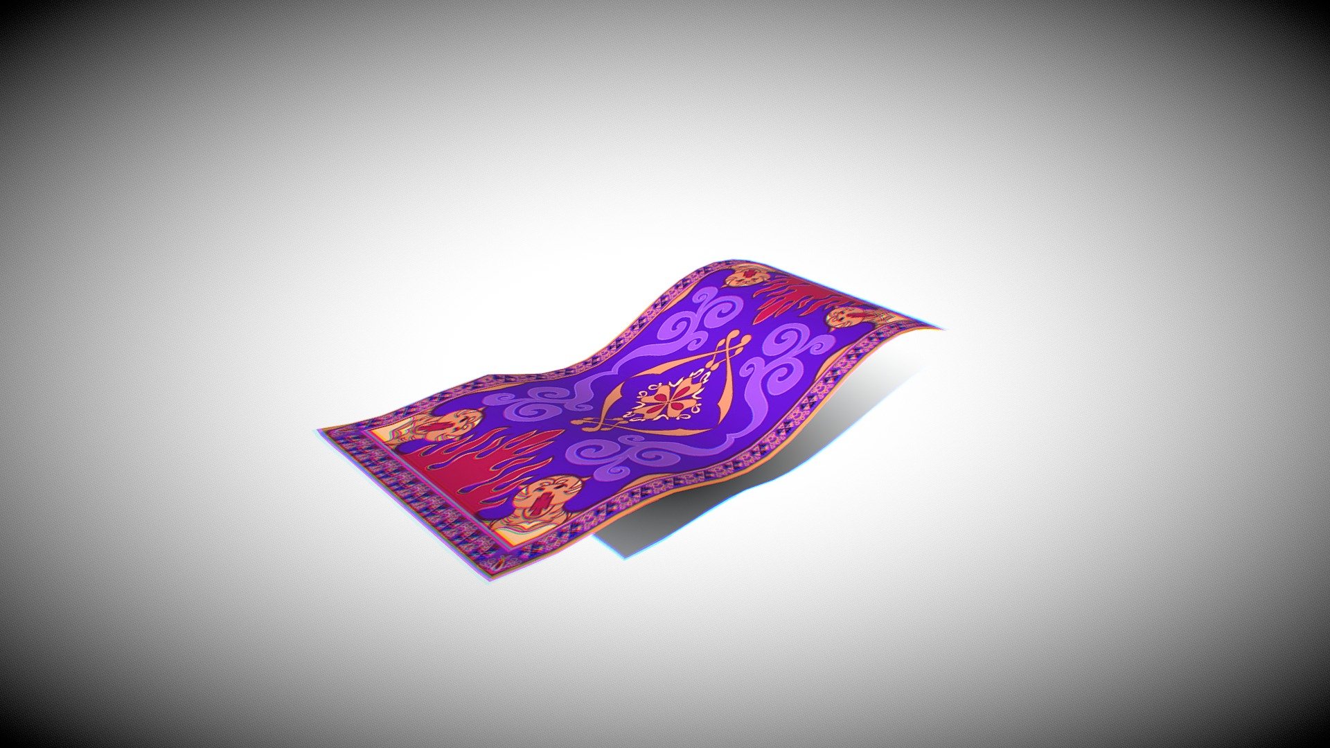 Aladin Carpet 3d model