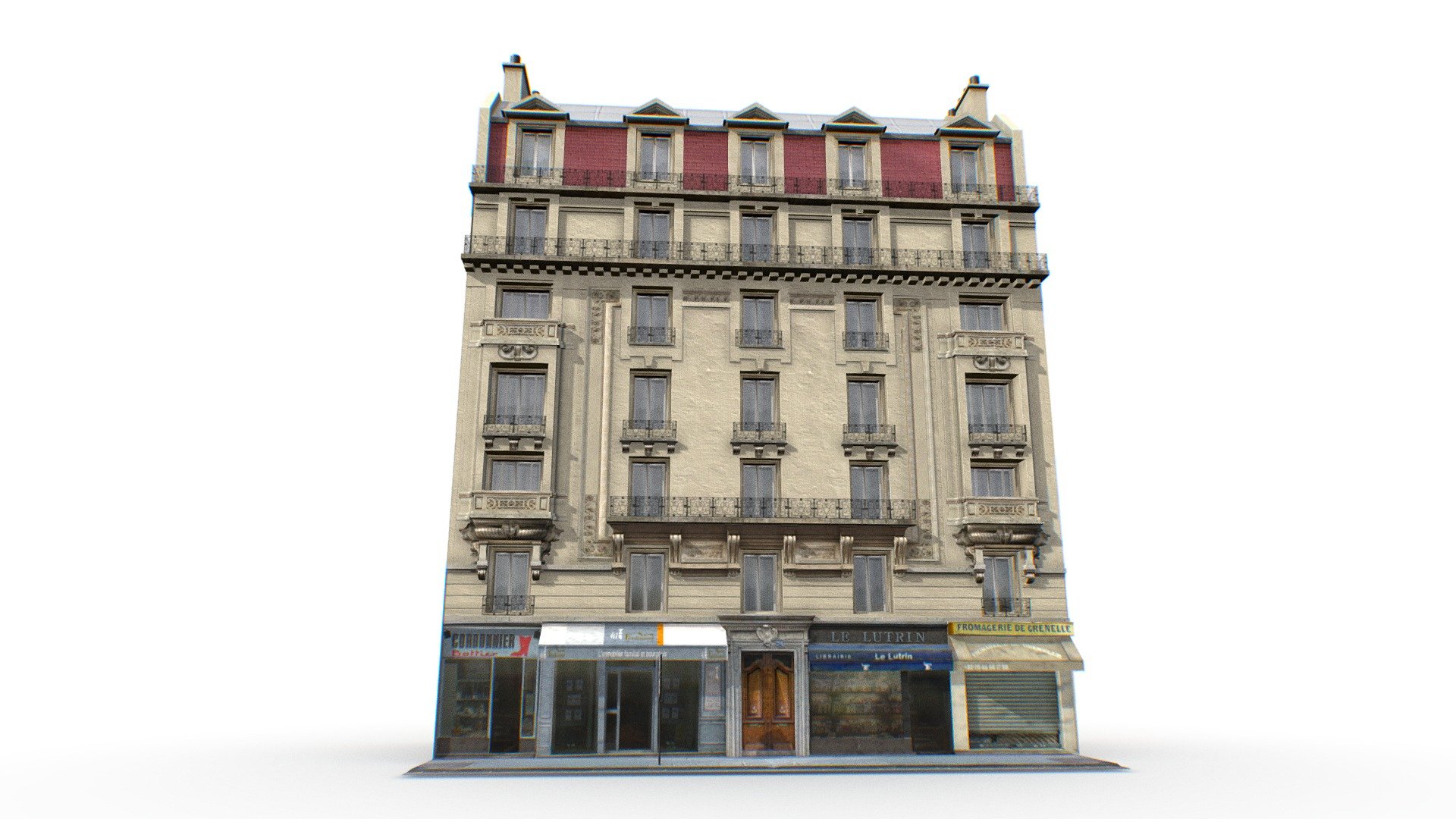 Paris House 3d model