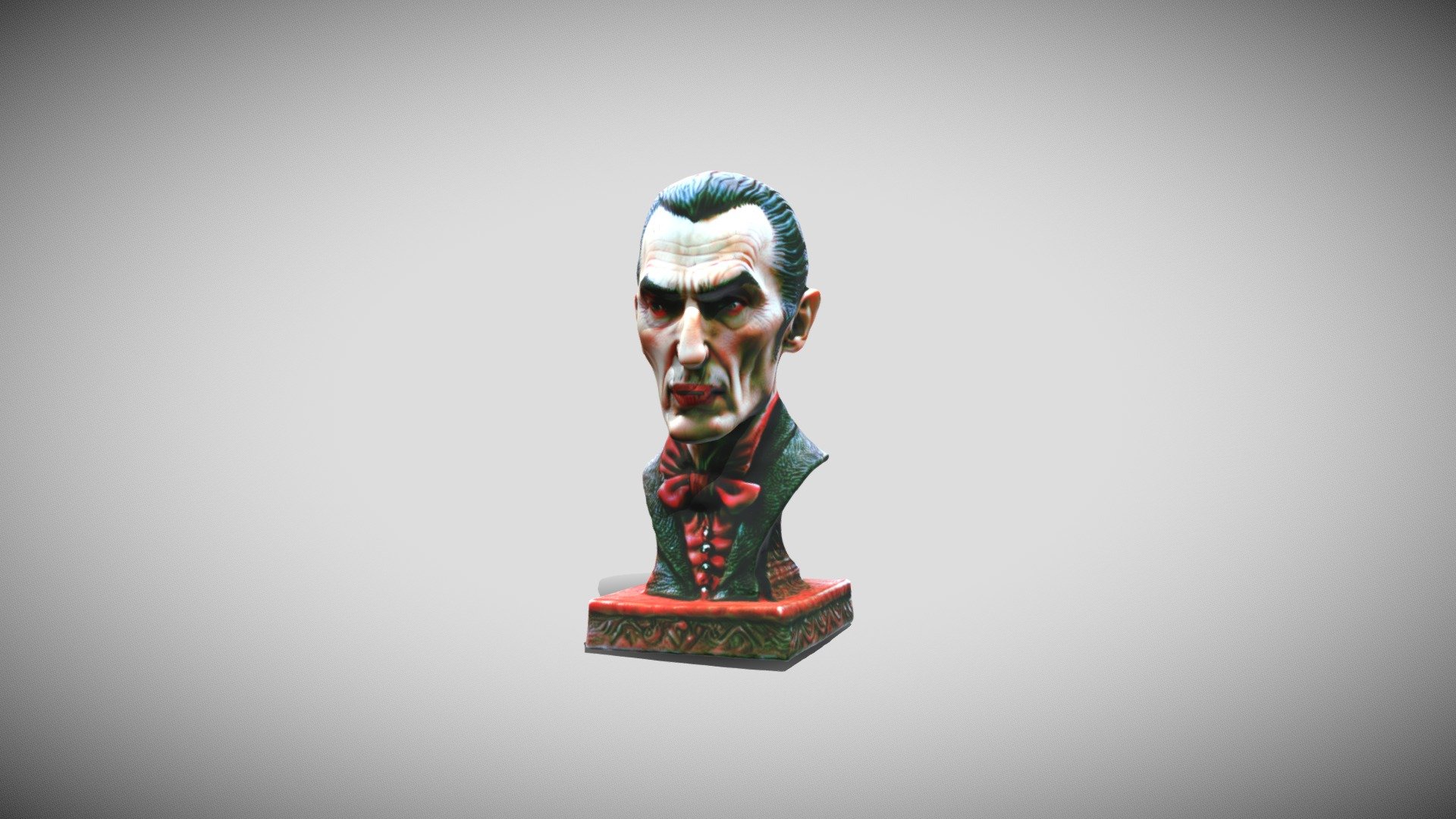 Count Dracula old vampire 3d model