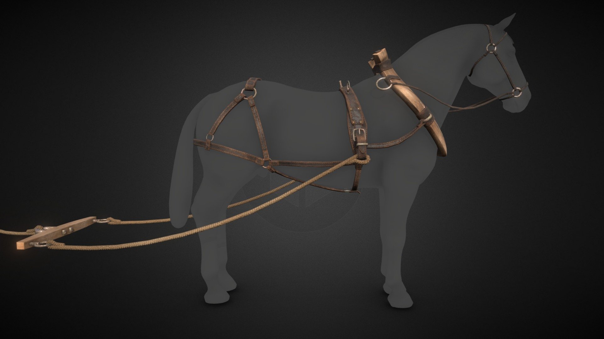 Horse 3d model