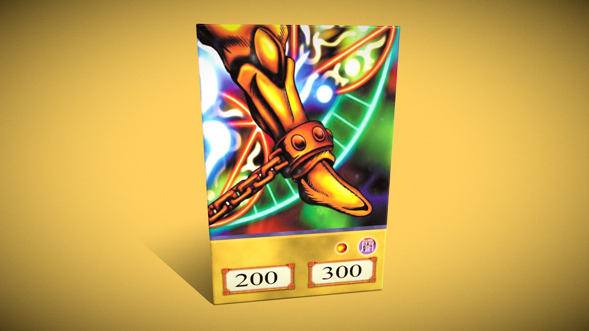 Left Leg of The Forbidden One Card 3d model