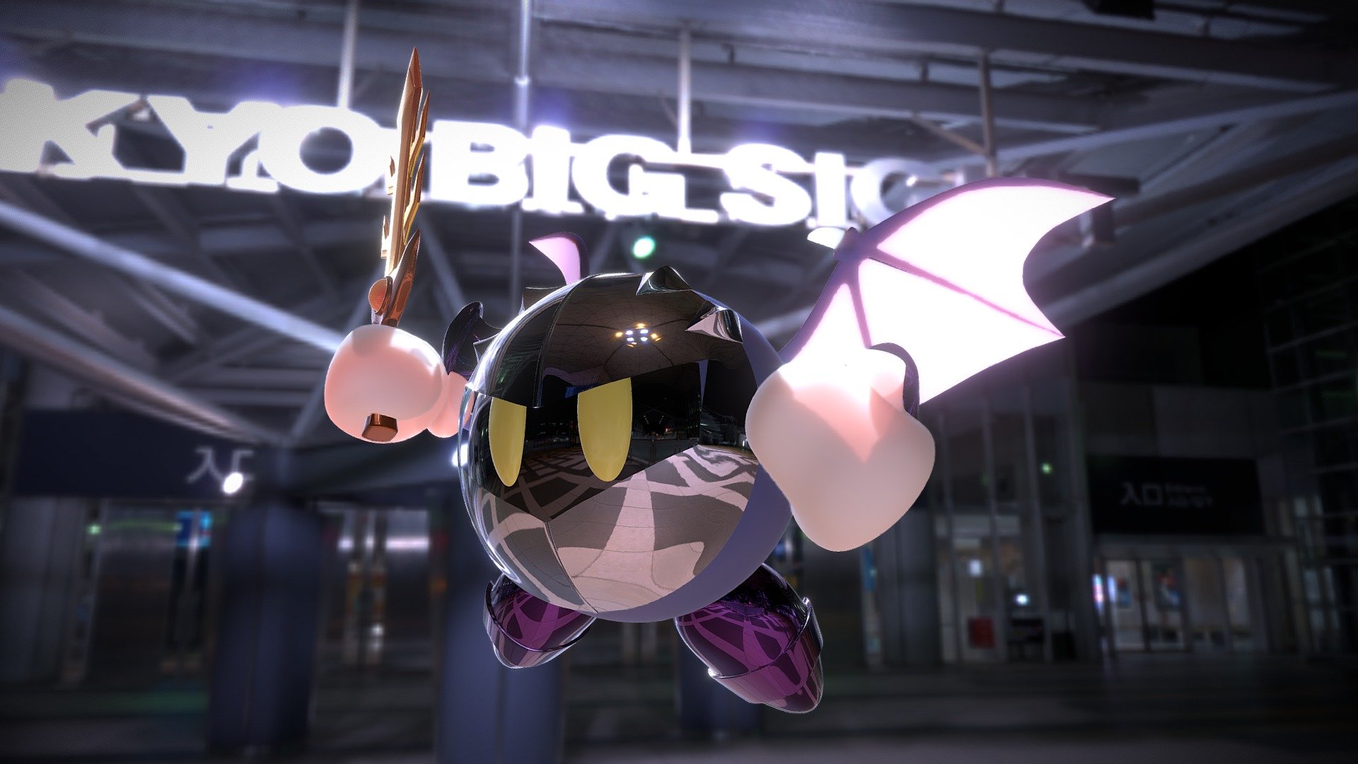 Meta knight 3d model