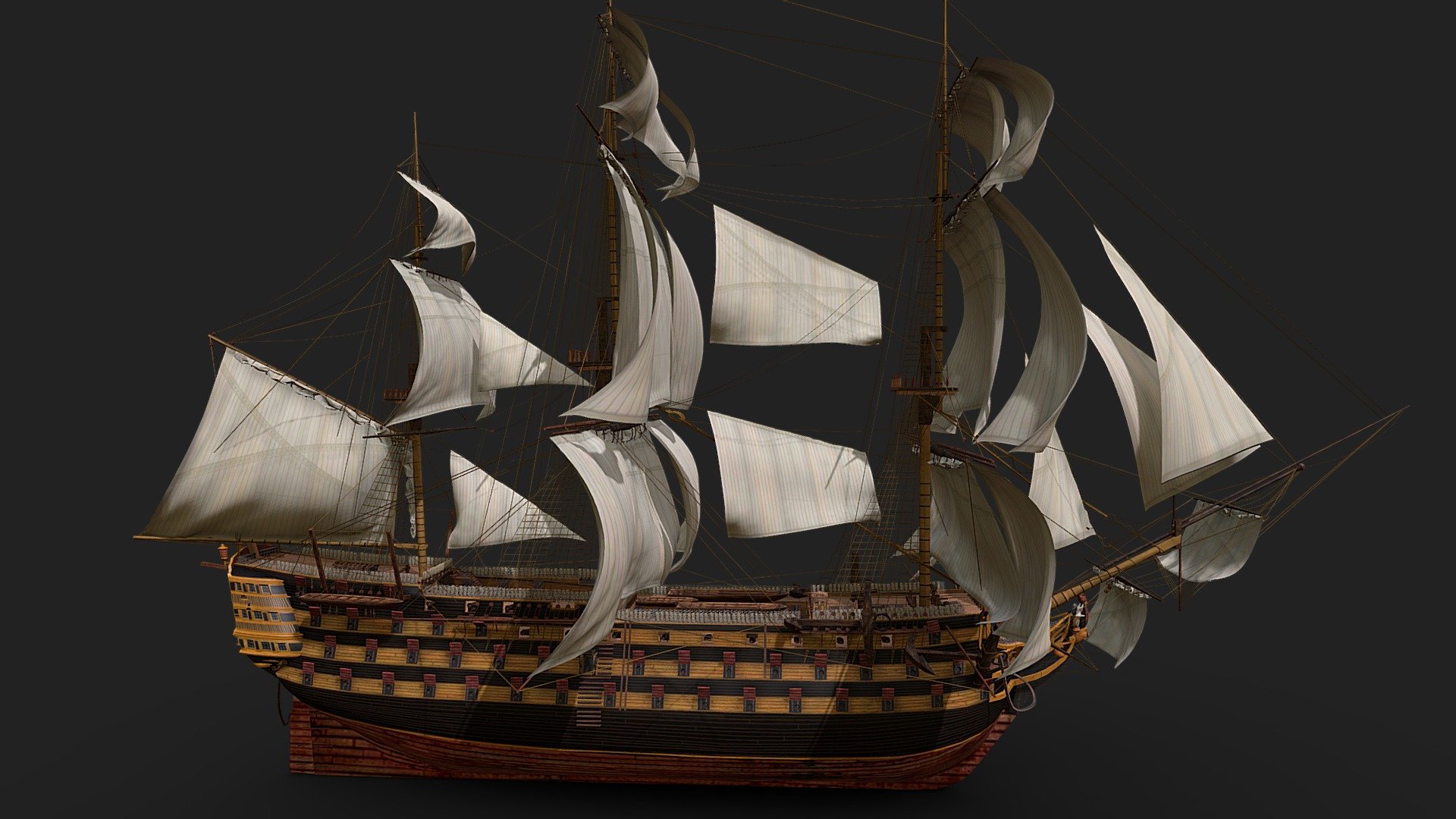 Ship 3d model