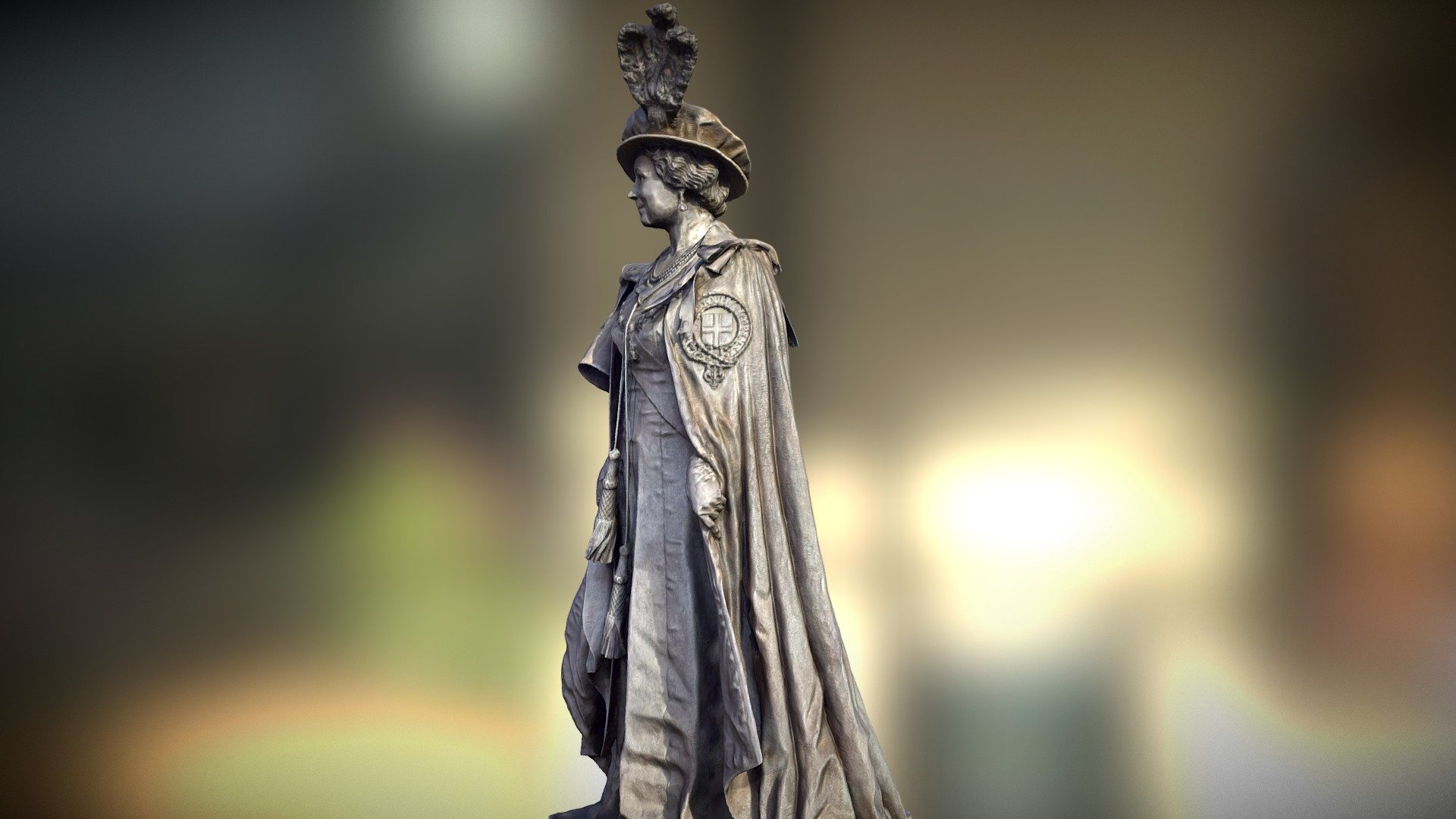 Elizabeth The Queen Mother by Philip Jackson 3d model