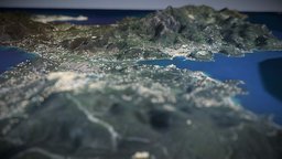 Elba, Italy, (TIN, OSM, AsterGDEMv3, MapBox)