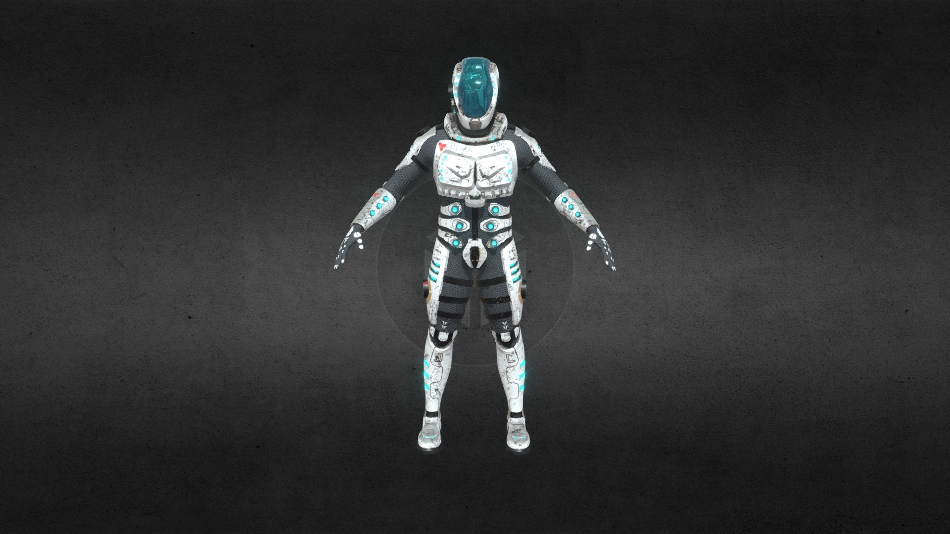 Renegade Armor 3d model