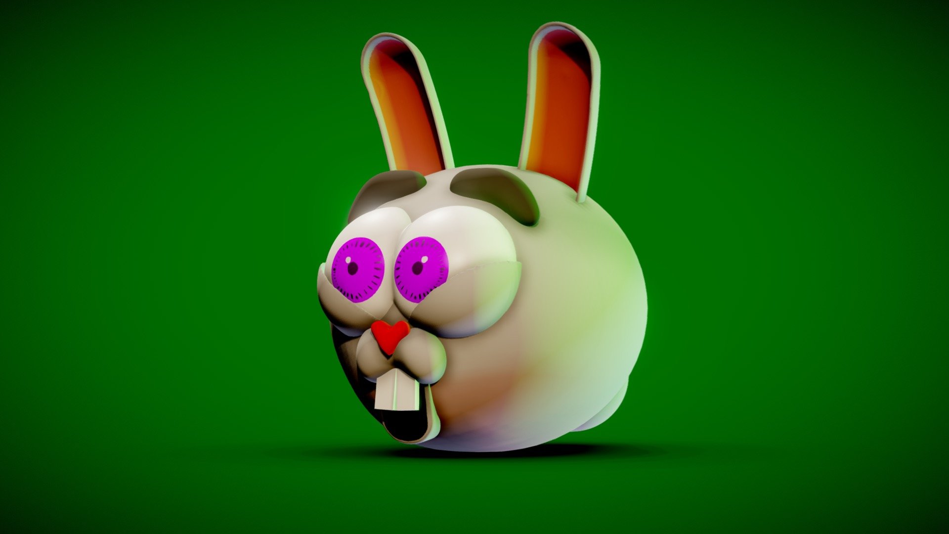 Bunny Cartoon character 3d model