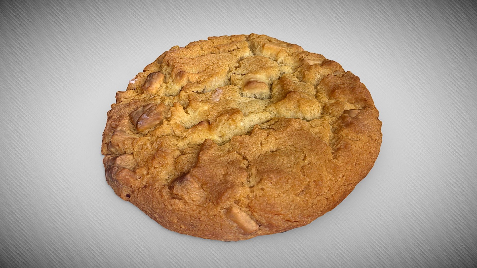 Greggs white cookie photogrammetry 3d model