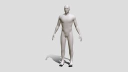 Male Low-poly Base Mesh