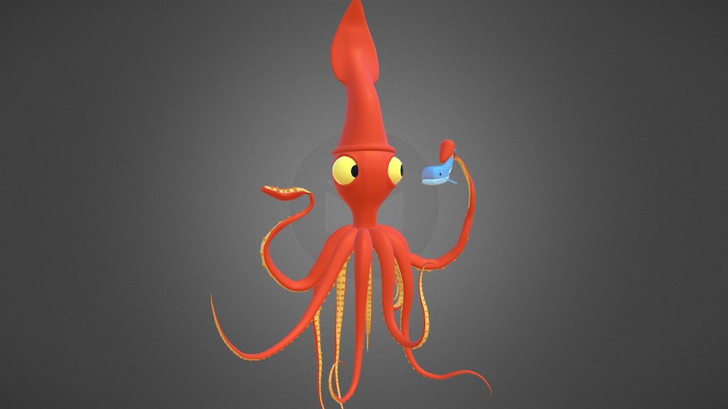 Giant Squid 3d model