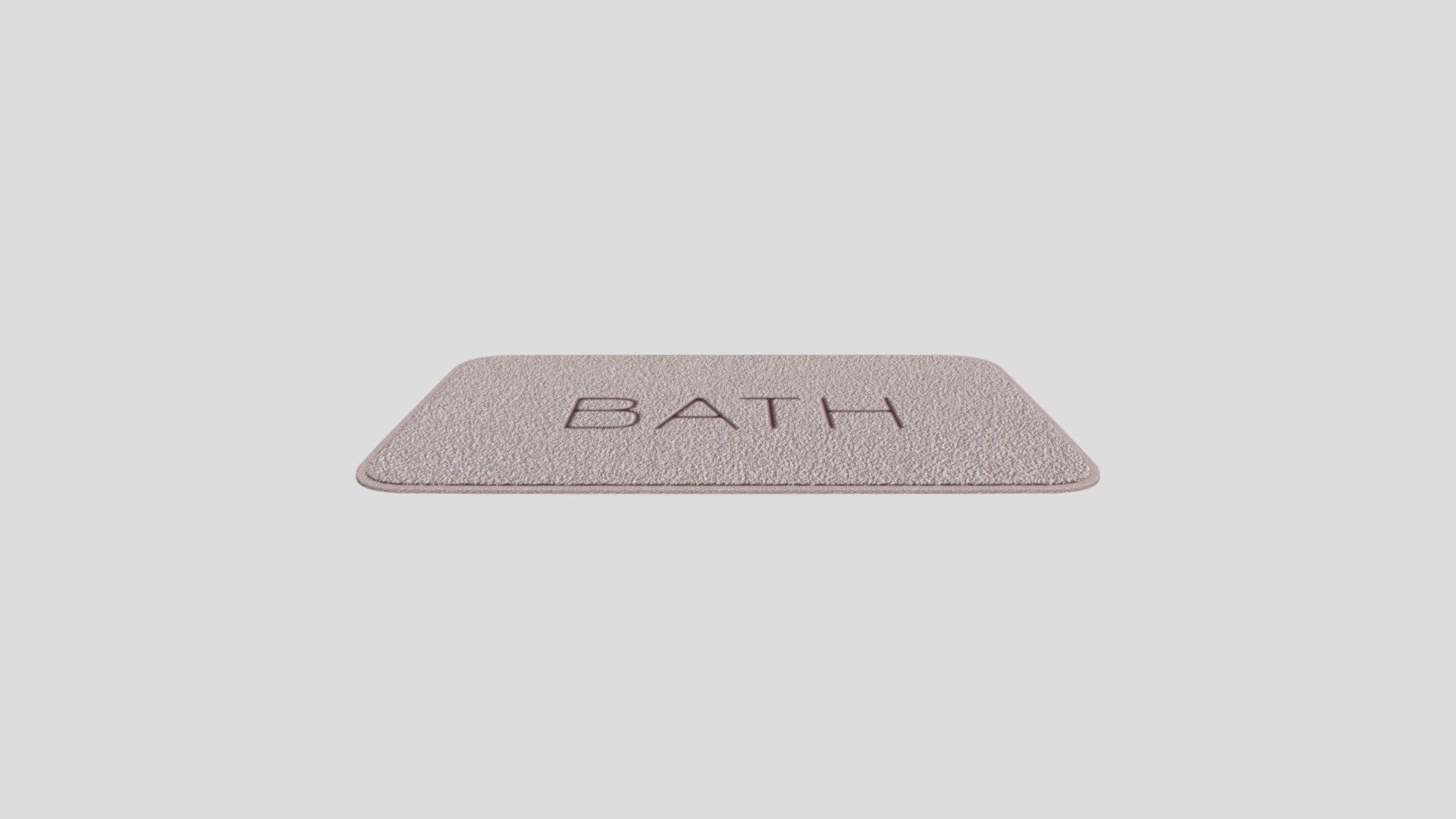 Bathroom mat 3d model