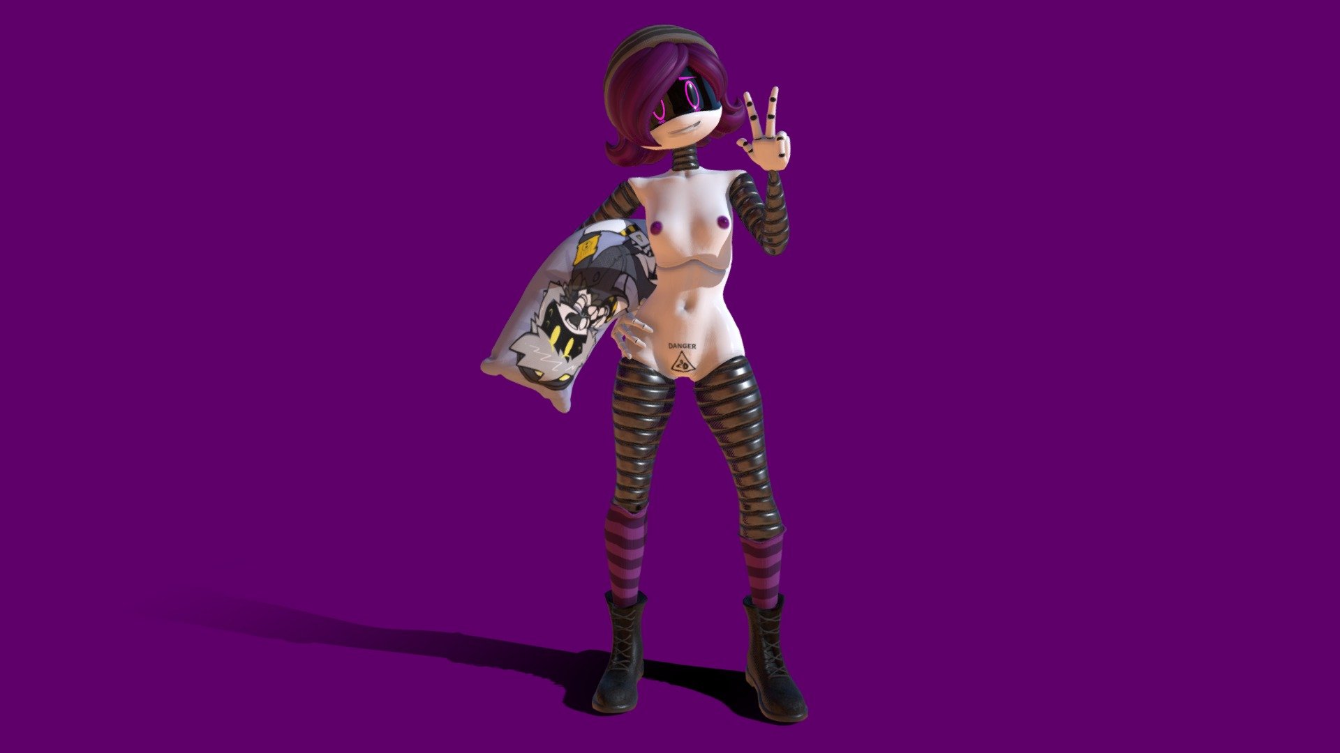 Uzi NSFW 3d model