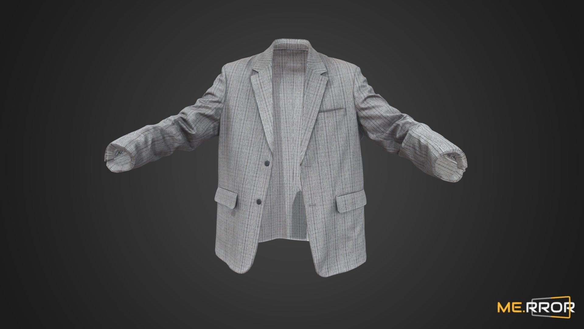 [Game-Ready] Checkered Jacket 3d model