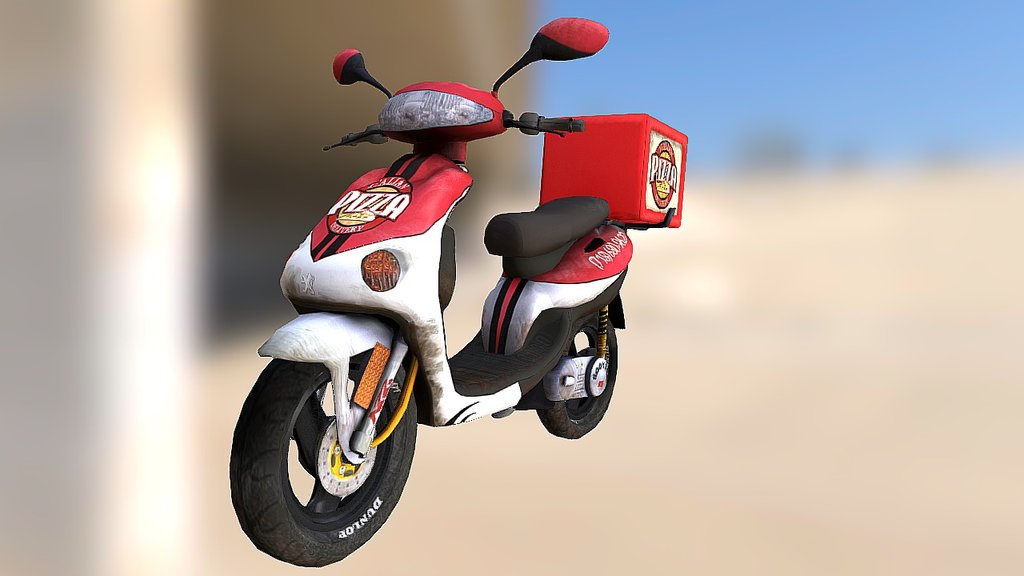 Pizza Delivery 3d model