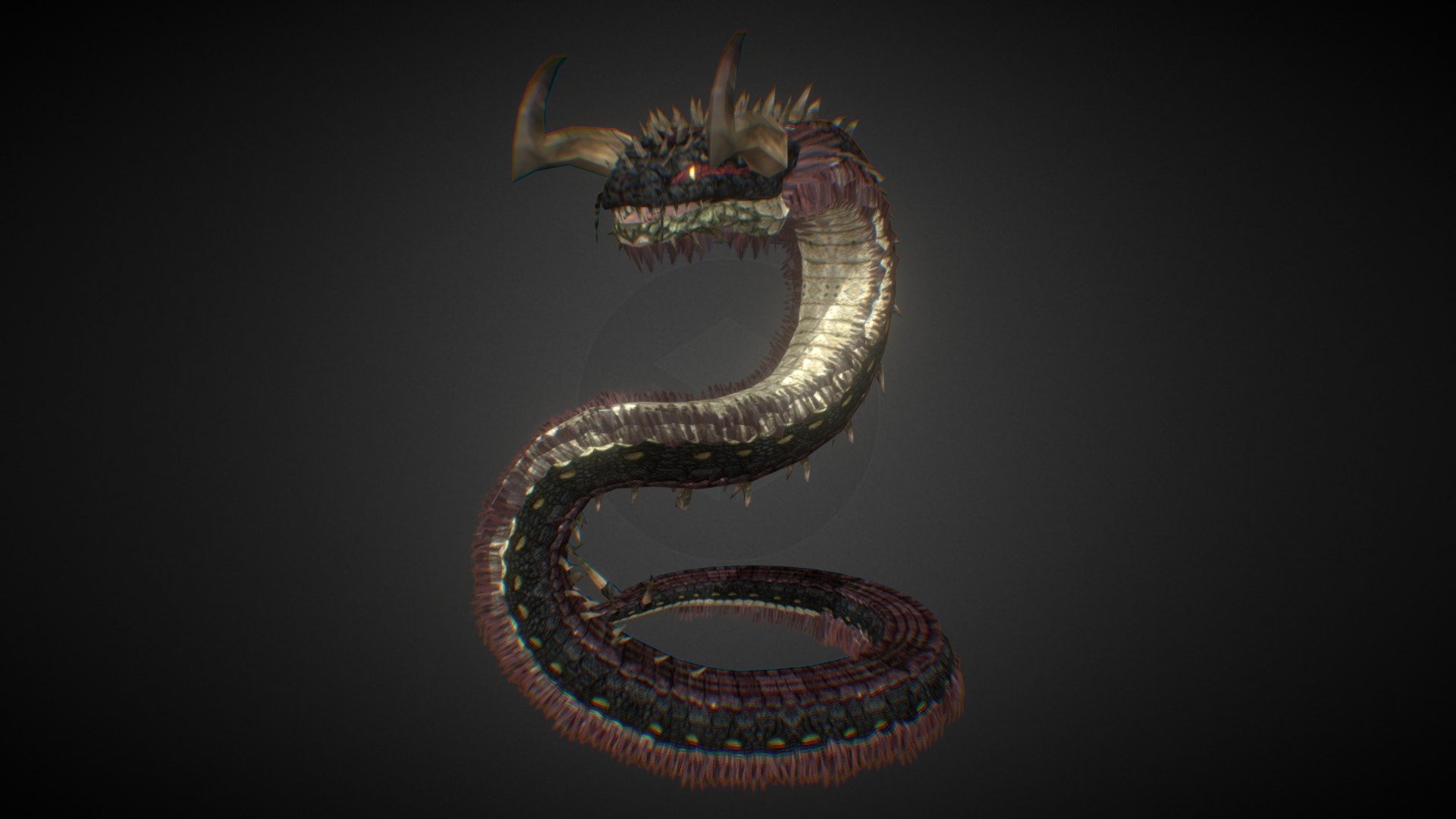 Wyrm Oscuro 3d model