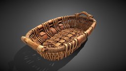 Brown Wicker Basket