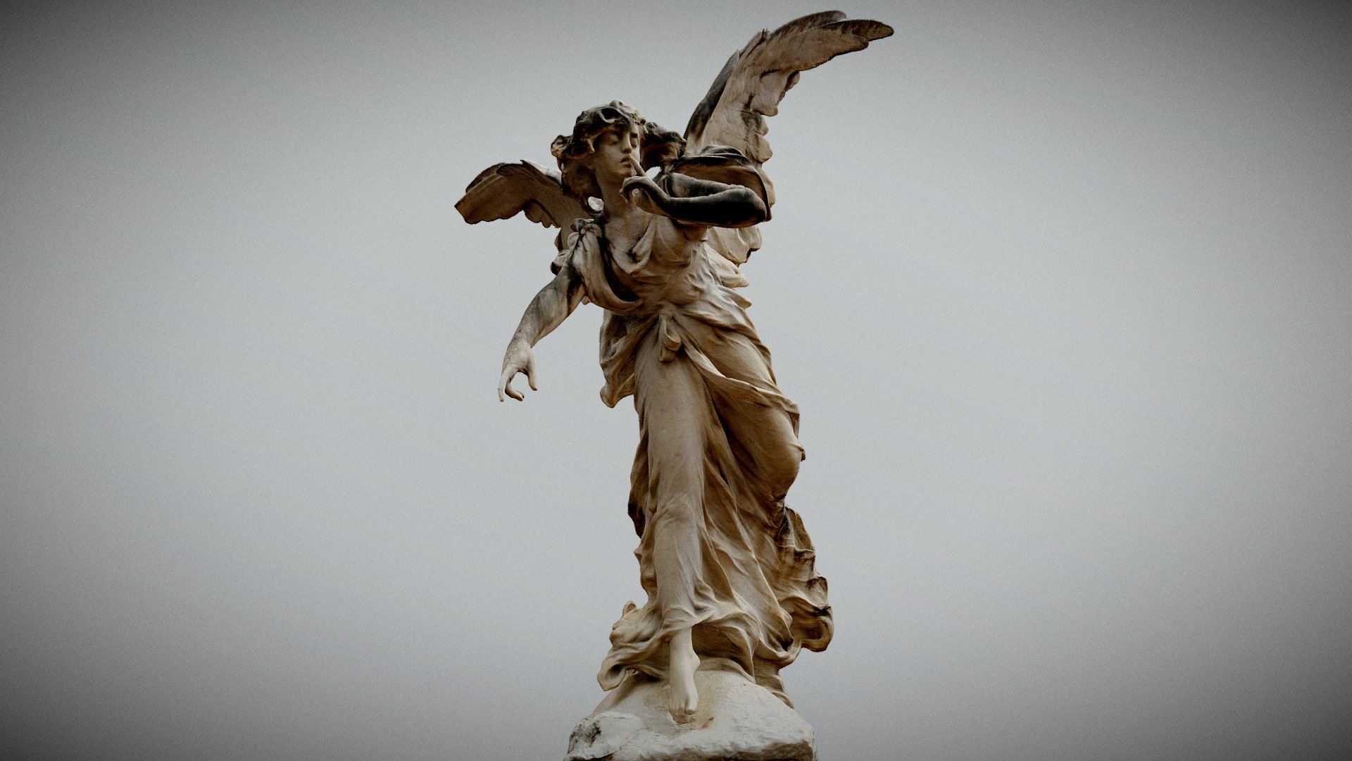 Ángel del Silencio by Ridaura 3d model