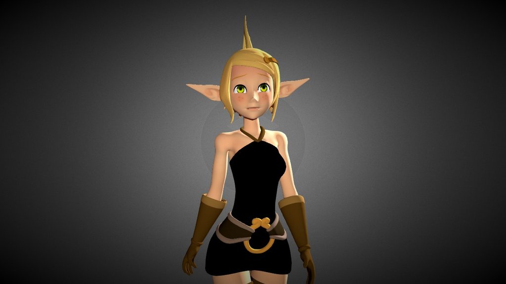 Evangelyne 3d model