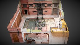 A Courtyard in Patan, Nepal