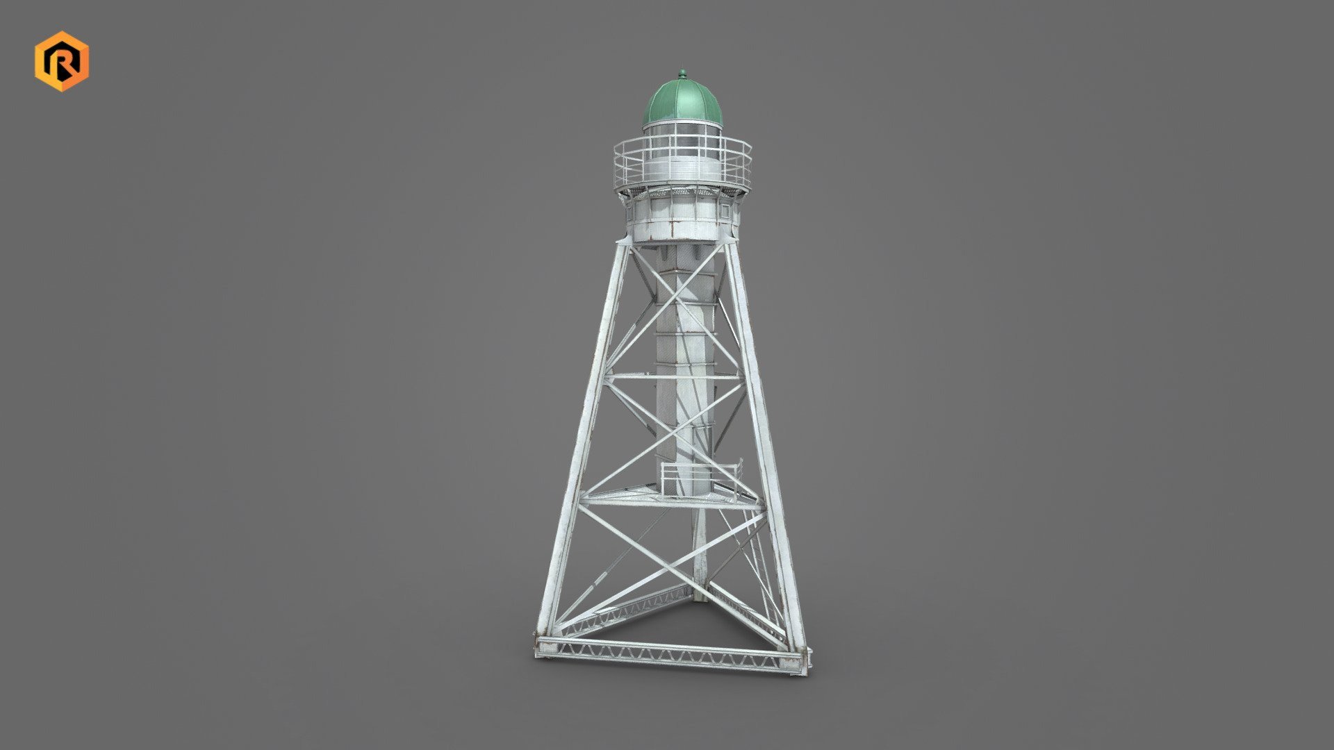 Metal Lighthouse 3d model