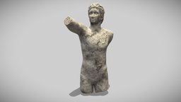 Greek underwater broken statue 1