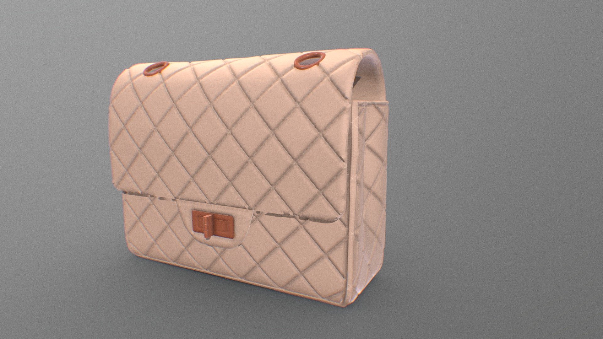 Chanel mini 2.55 3d model