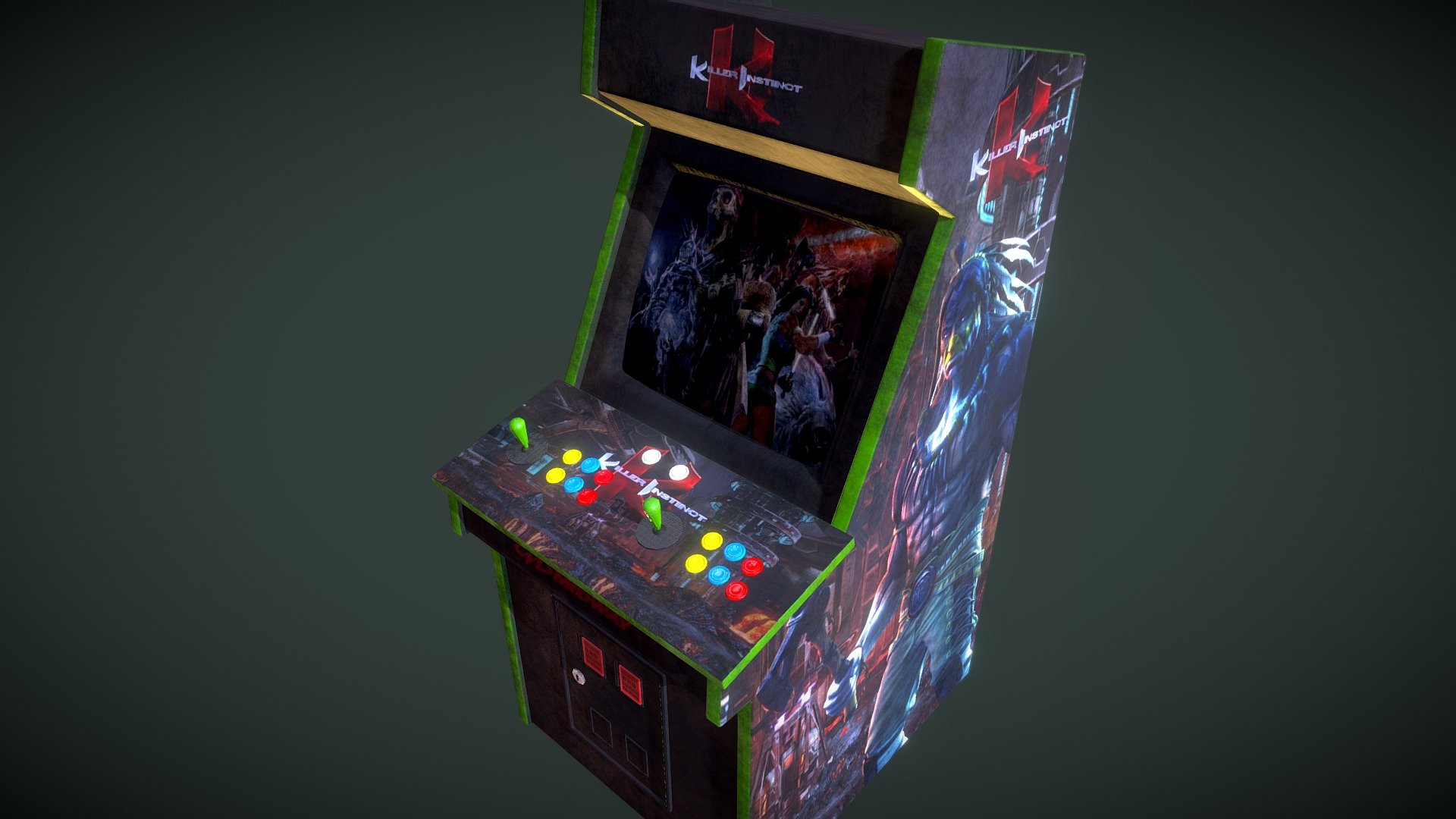 Arcade Killer Instinct Fan Art 3d model