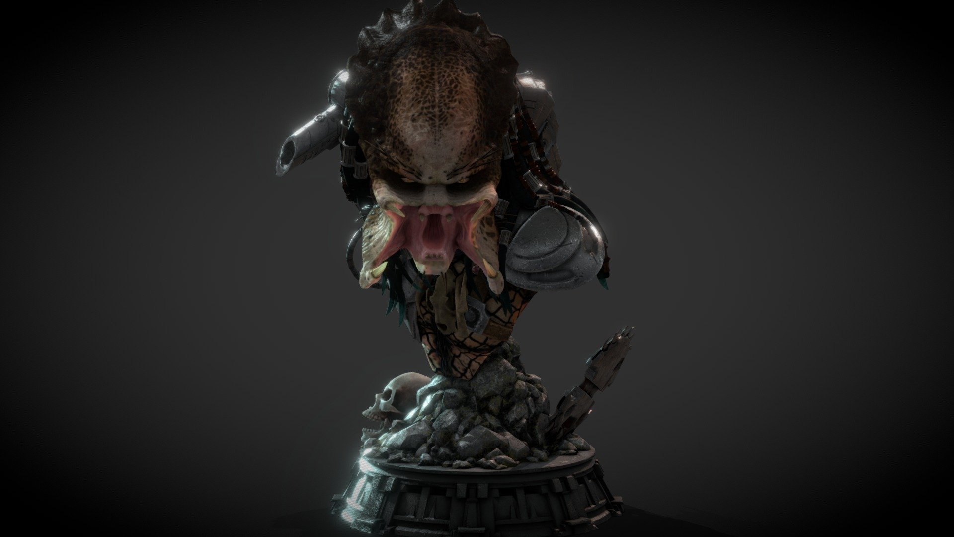 Predator bust _2021 3d model