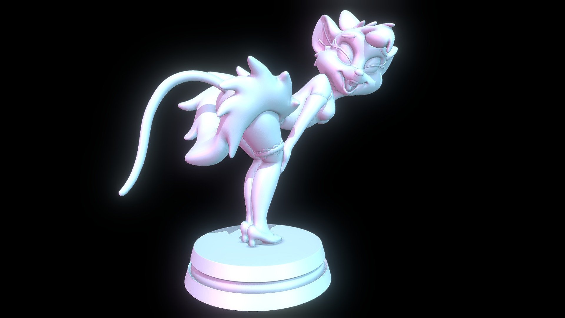 Miss Kitty Mouse 3d model